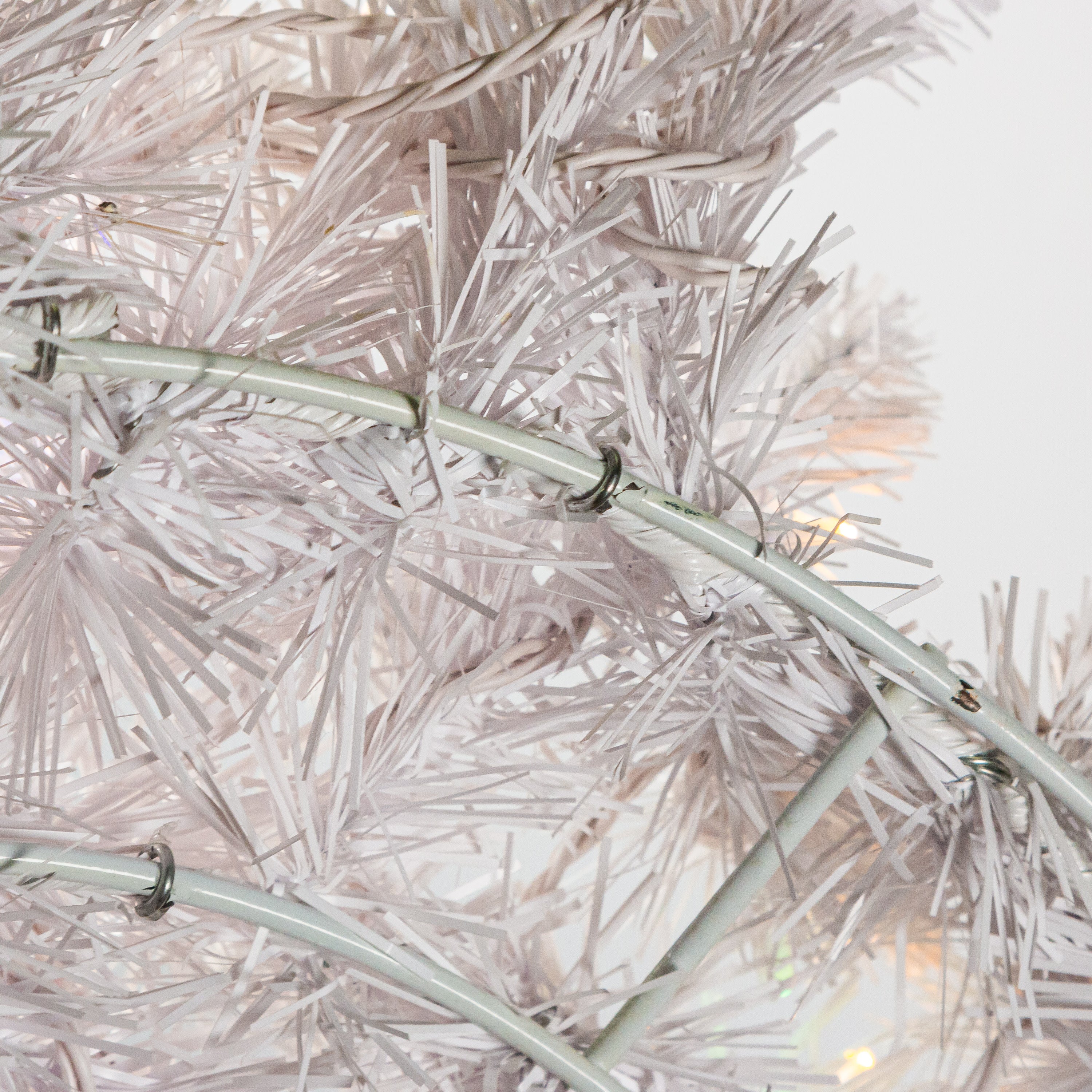 Sterling Charming 24 Inch Prelit PVC Tips Wreath with 50 Warm White LED Lights